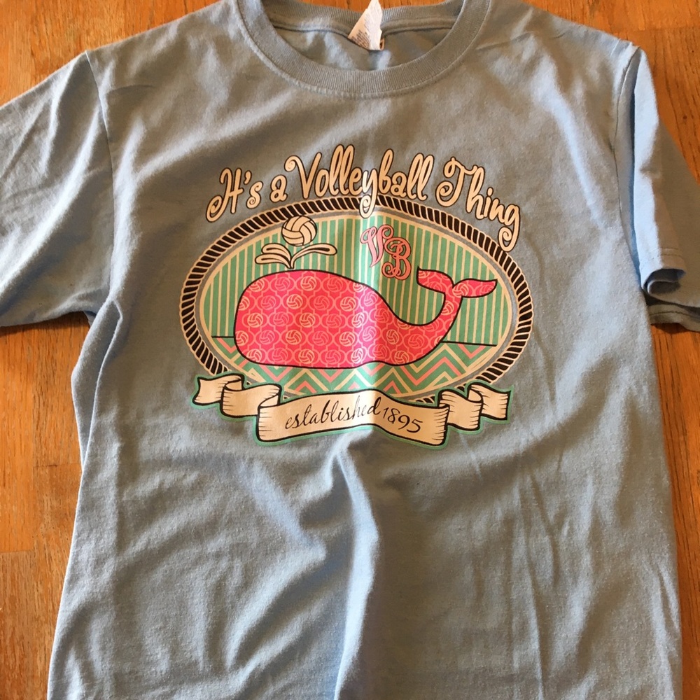 Lot 7 Volleyball T-shirts Size Adult Small